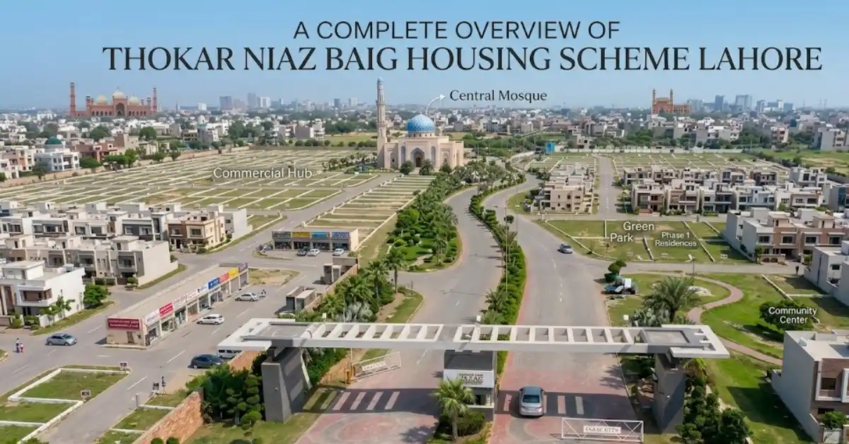 A Complete Overview of Thokar Niaz Baig Housing Scheme Lahore